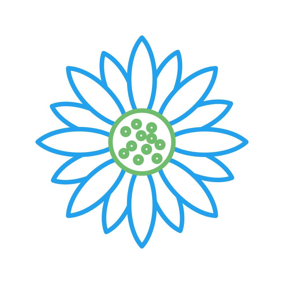 Sunflower Vector Icon