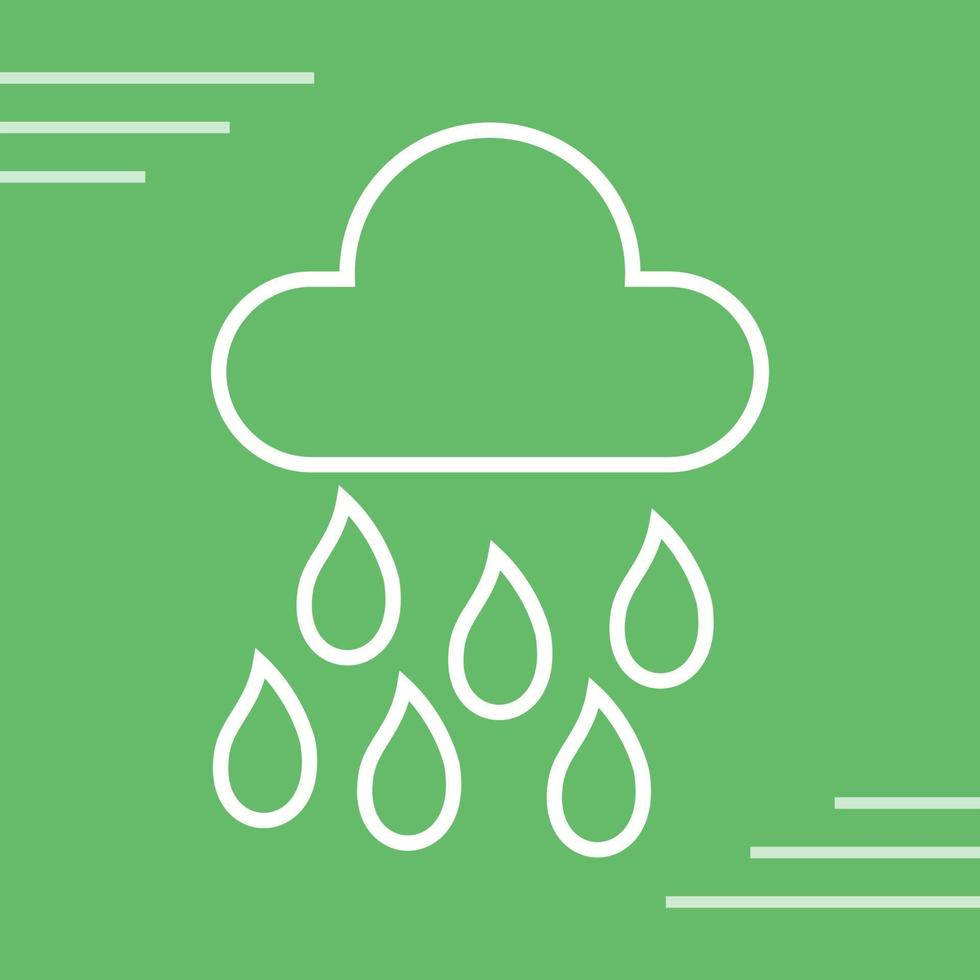 Raining Vector Icon