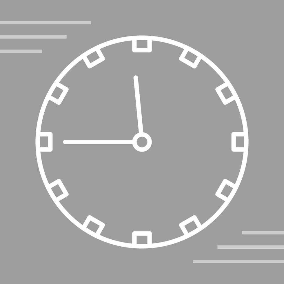 Wall Clock Vector Icon