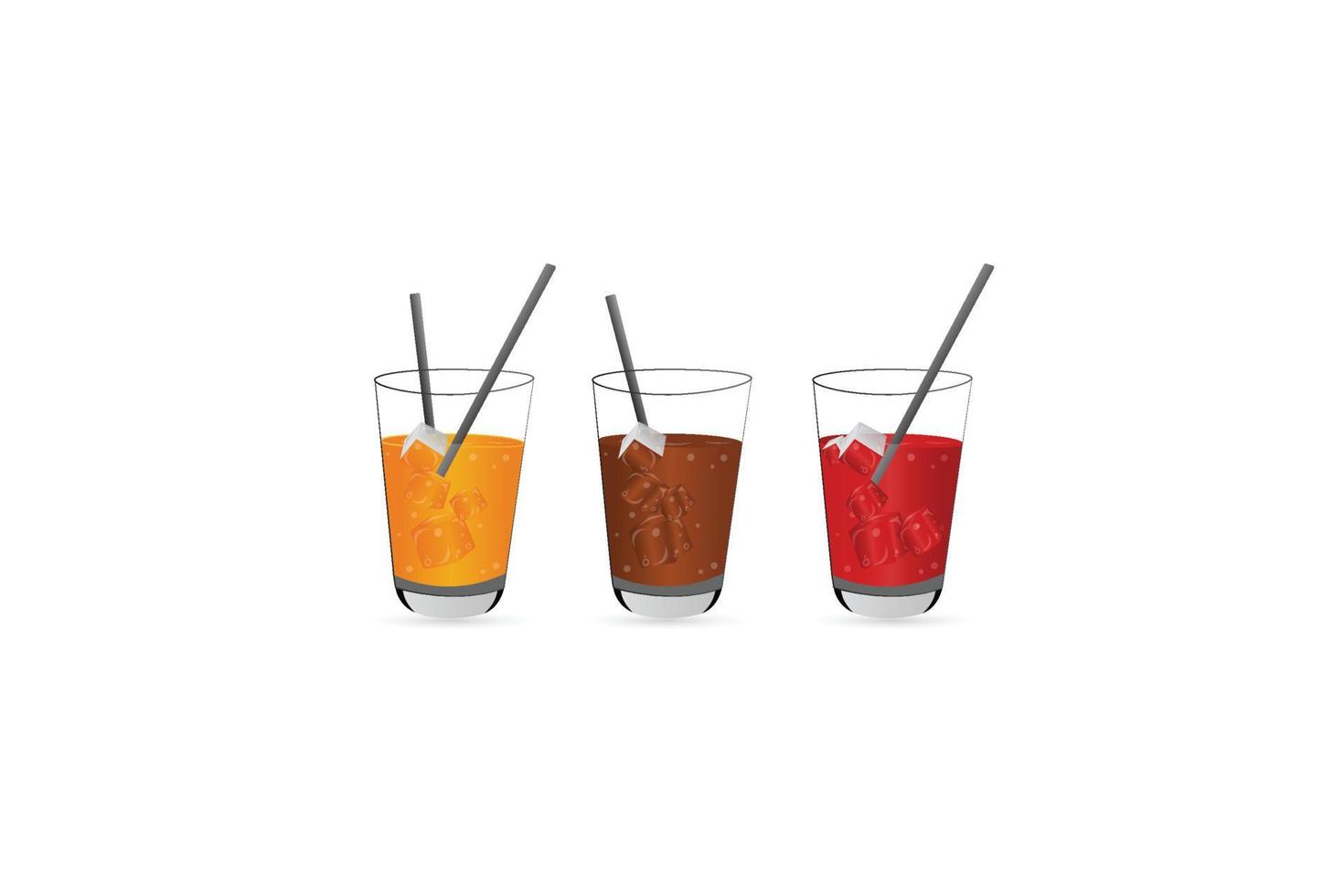 vector drinks illustration