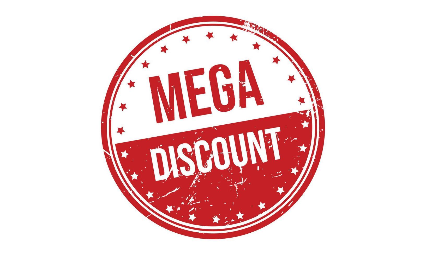 Mega Discount Rubber Stamp Seal Vector 23070100 Vector Art at Vecteezy