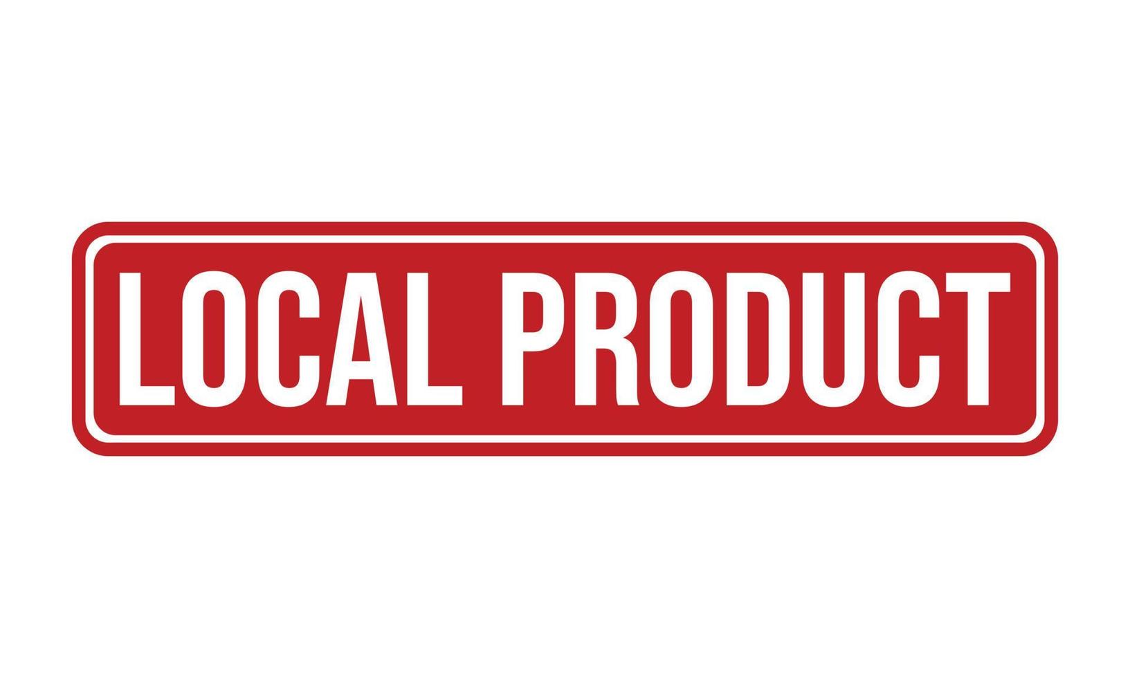 Local Product Rubber Stamp Seal Vector