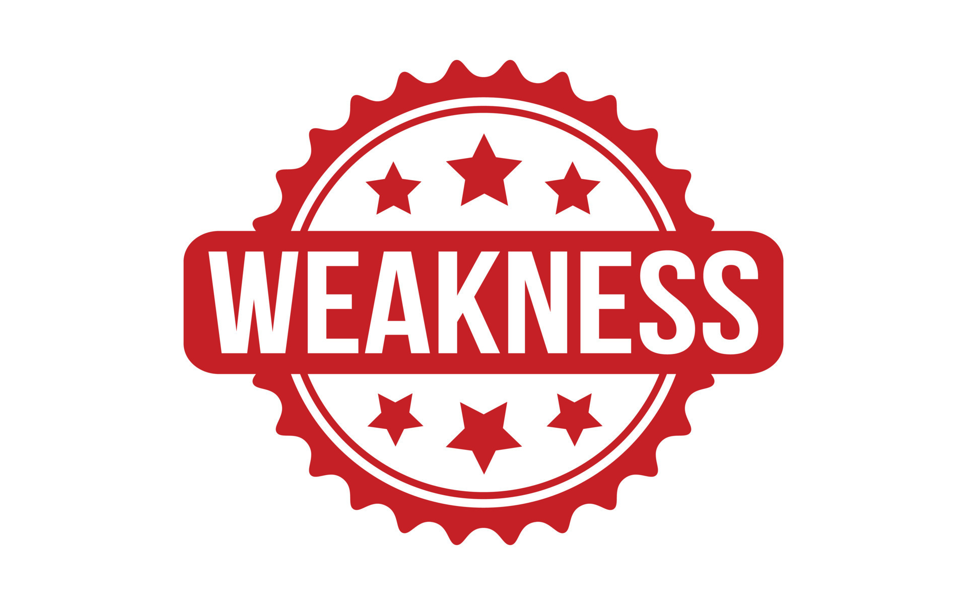 Weakness Rubber Stamp Seal Vector 23070191 Vector Art at Vecteezy