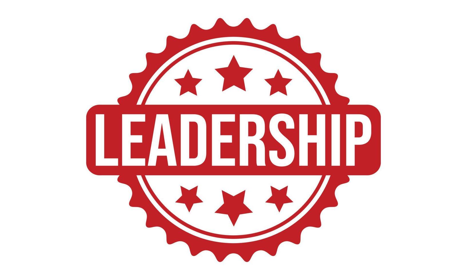 Leadership Rubber Stamp Seal Vector