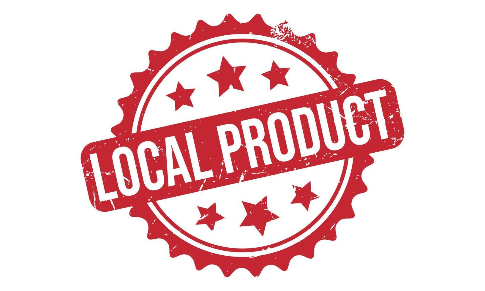 Local Product Rubber Stamp Seal Vector