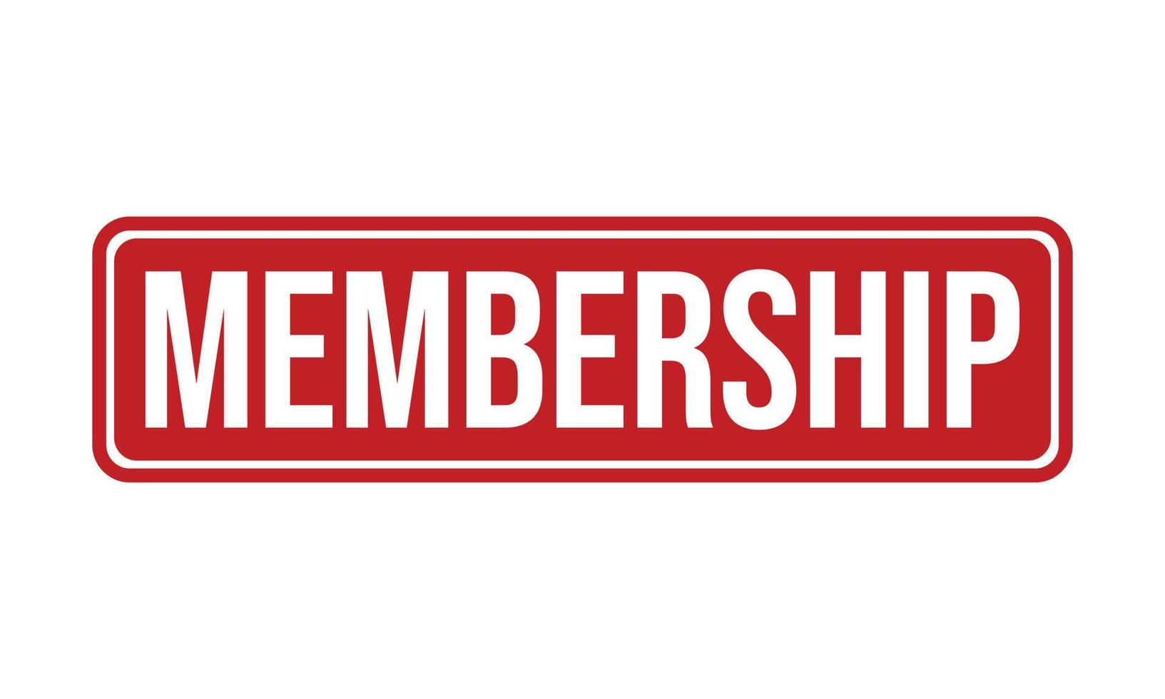 Membership Rubber Stamp Seal Vector