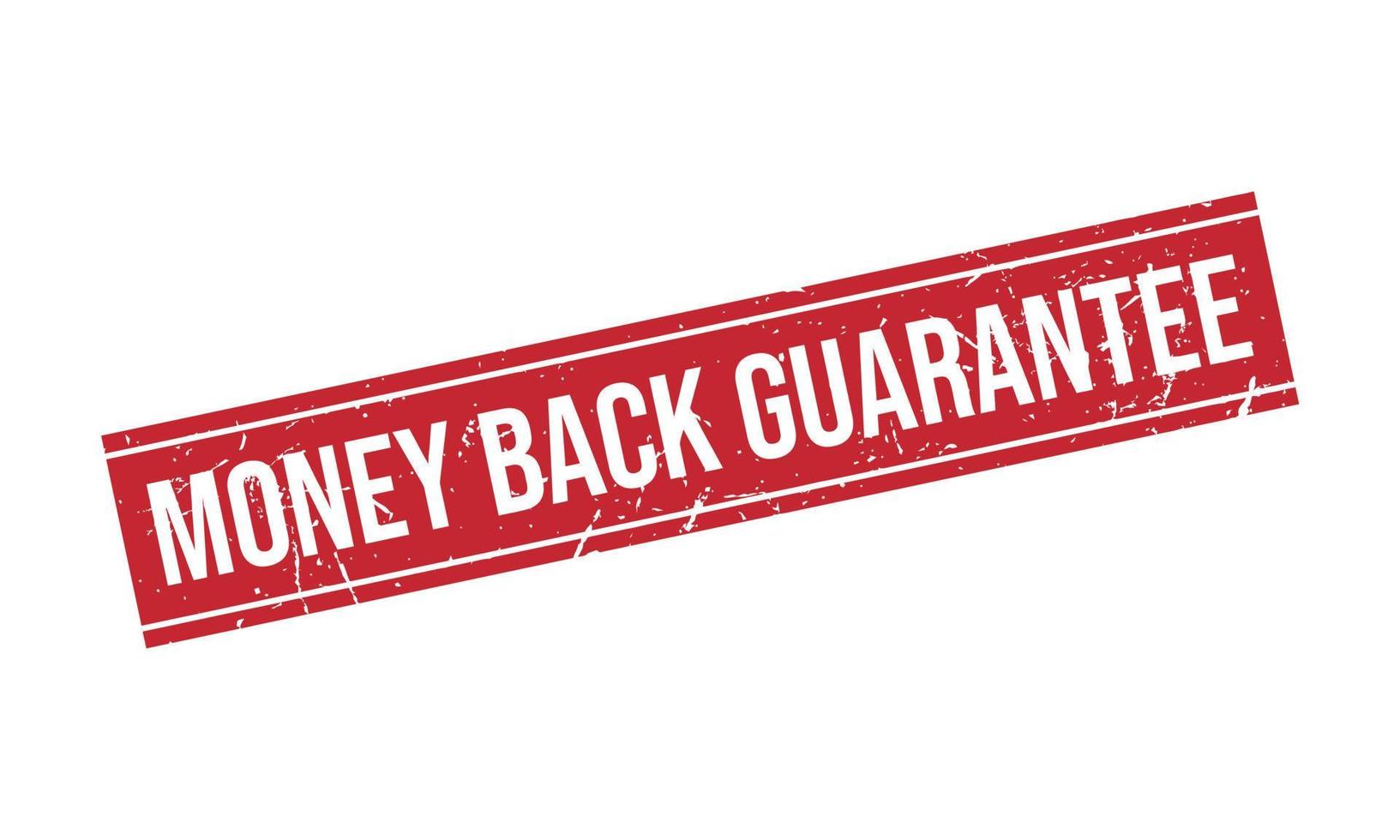 MONEY BACK GUARANTEE Rubber Stamp Seal Vector