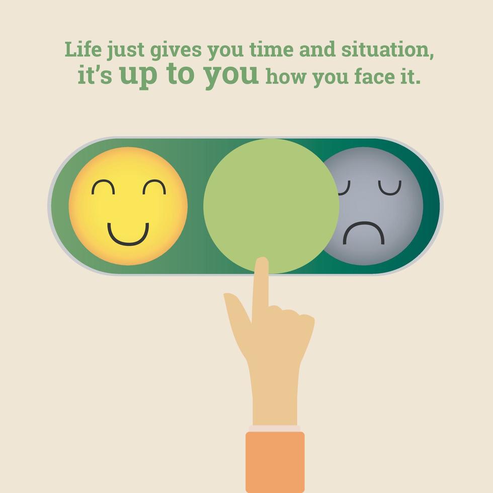 It's Up To You Vector Illustration Graphic