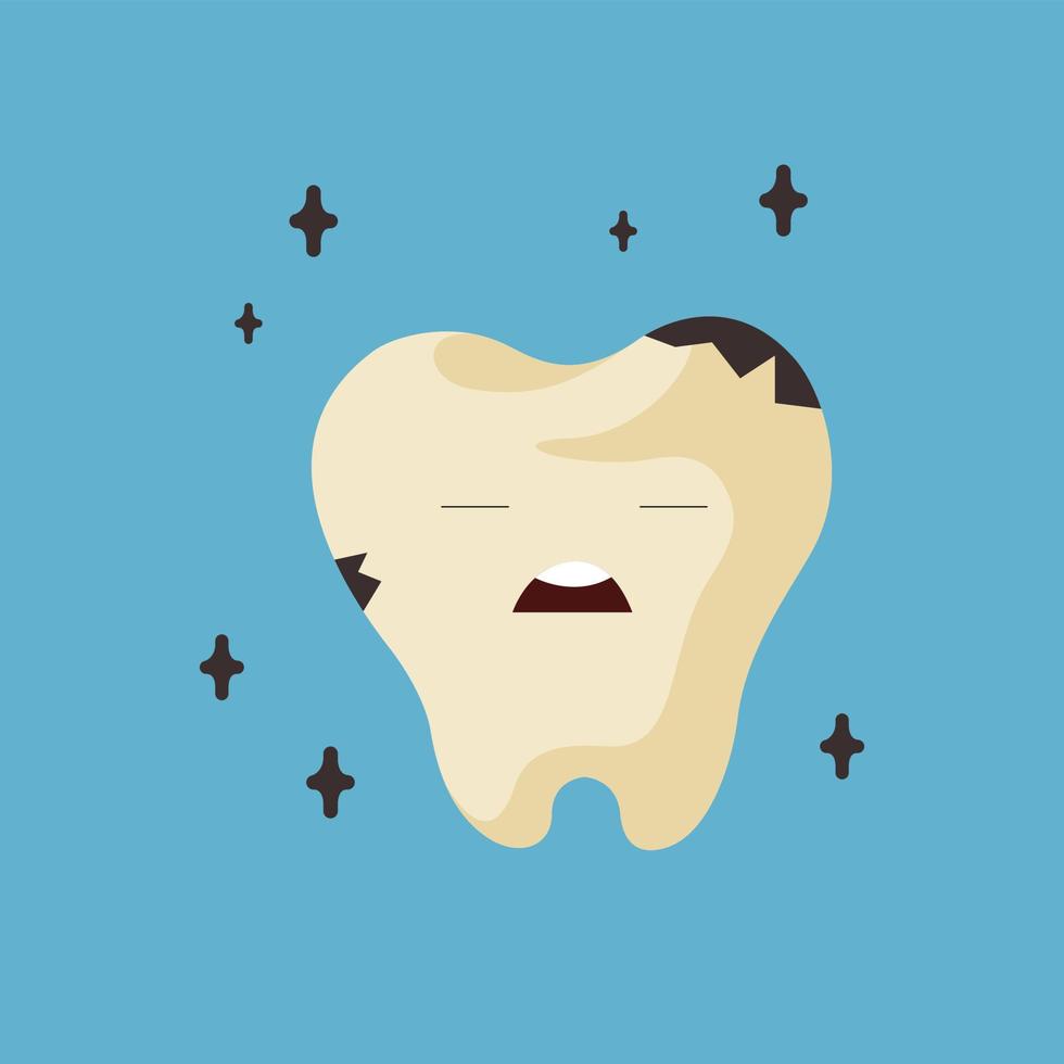 Teeth Pain Vector