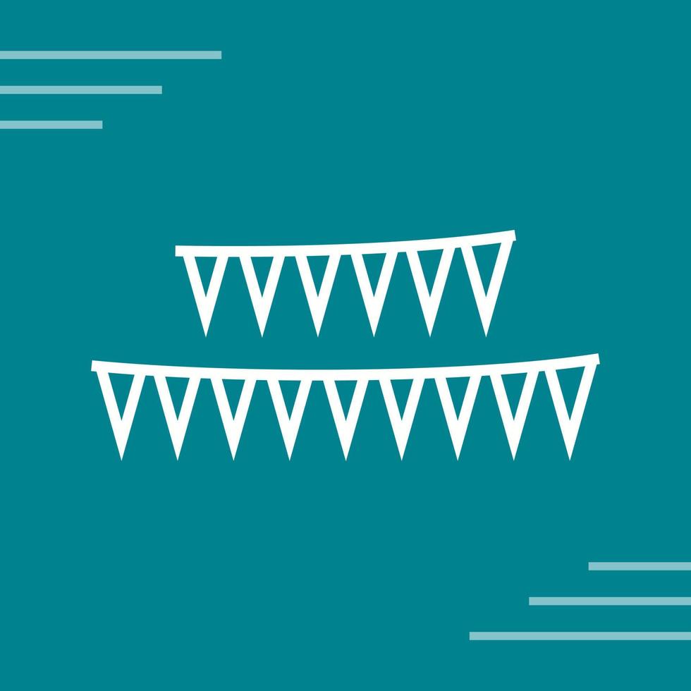 Celebration Flags Vector Icon