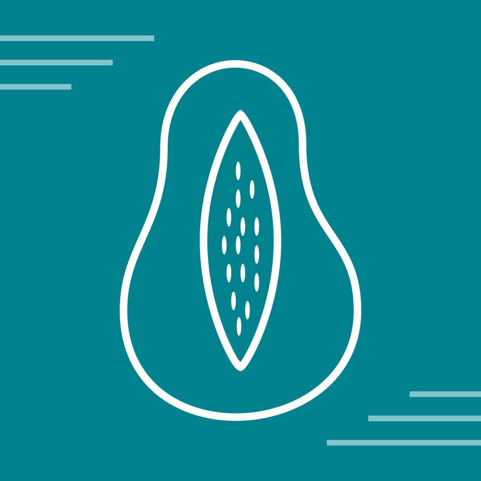 Papaya Vector Icon