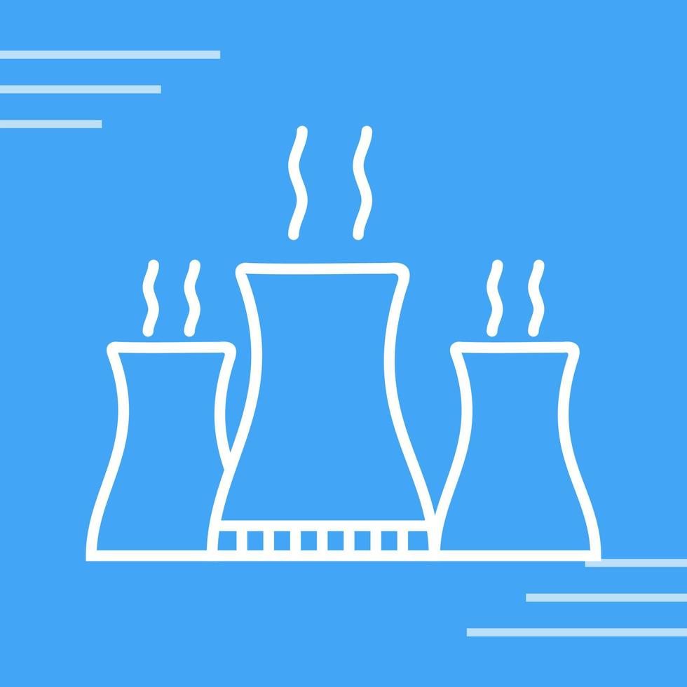 Nuclear Plant Vector Icon