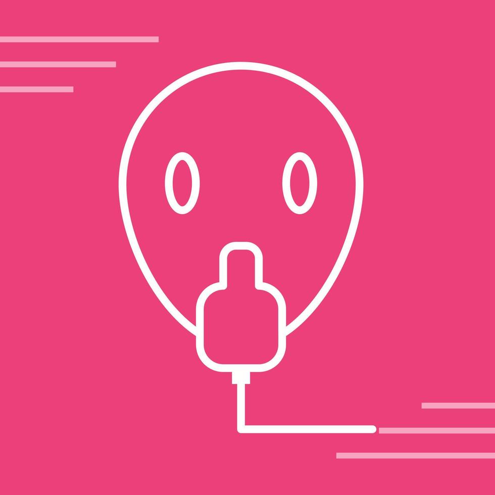 Oxygen Mask Vector Icon