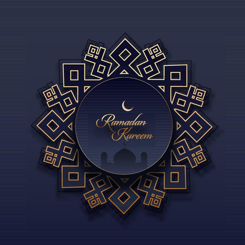 Ramadan Kareem Concept. vector