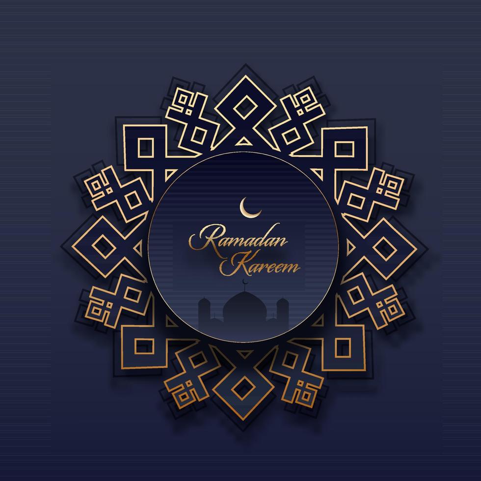 Ramadan Kareem Concept. vector