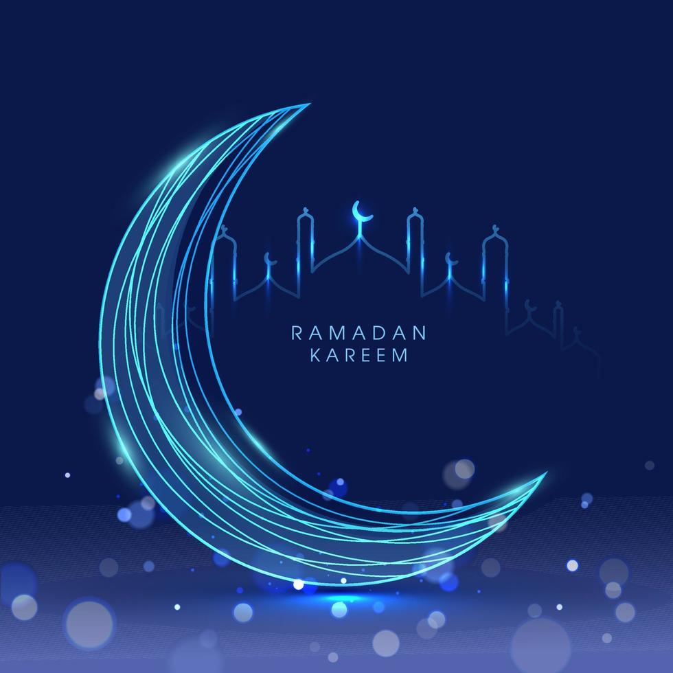 Ramadán kareem concepto. vector