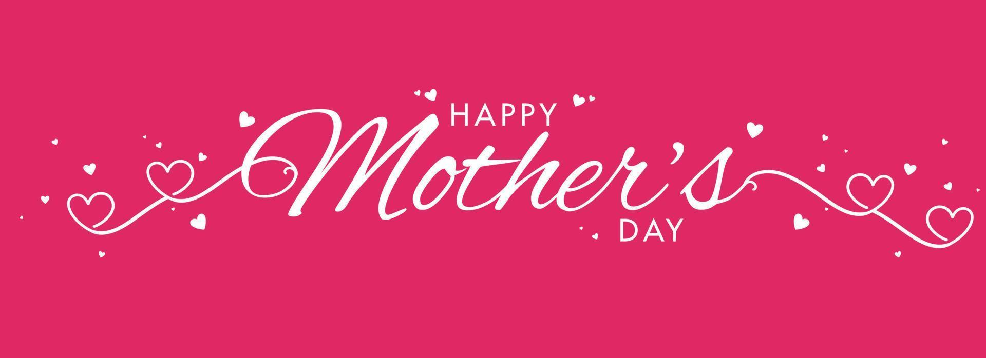 Happy Mother's Day Vector Illustrations Background.