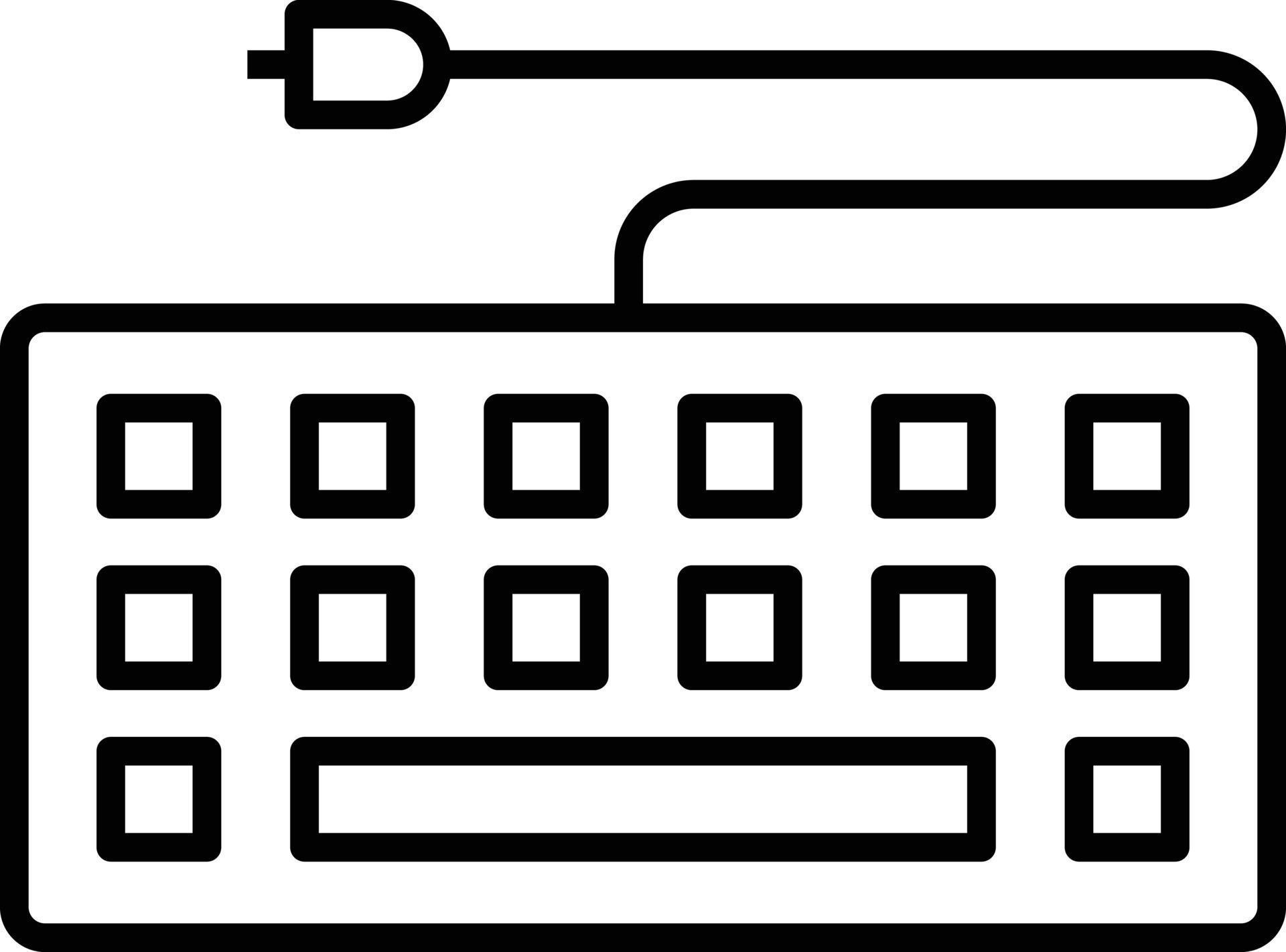 keyboard Illustration Vector 23072814 Vector Art at Vecteezy