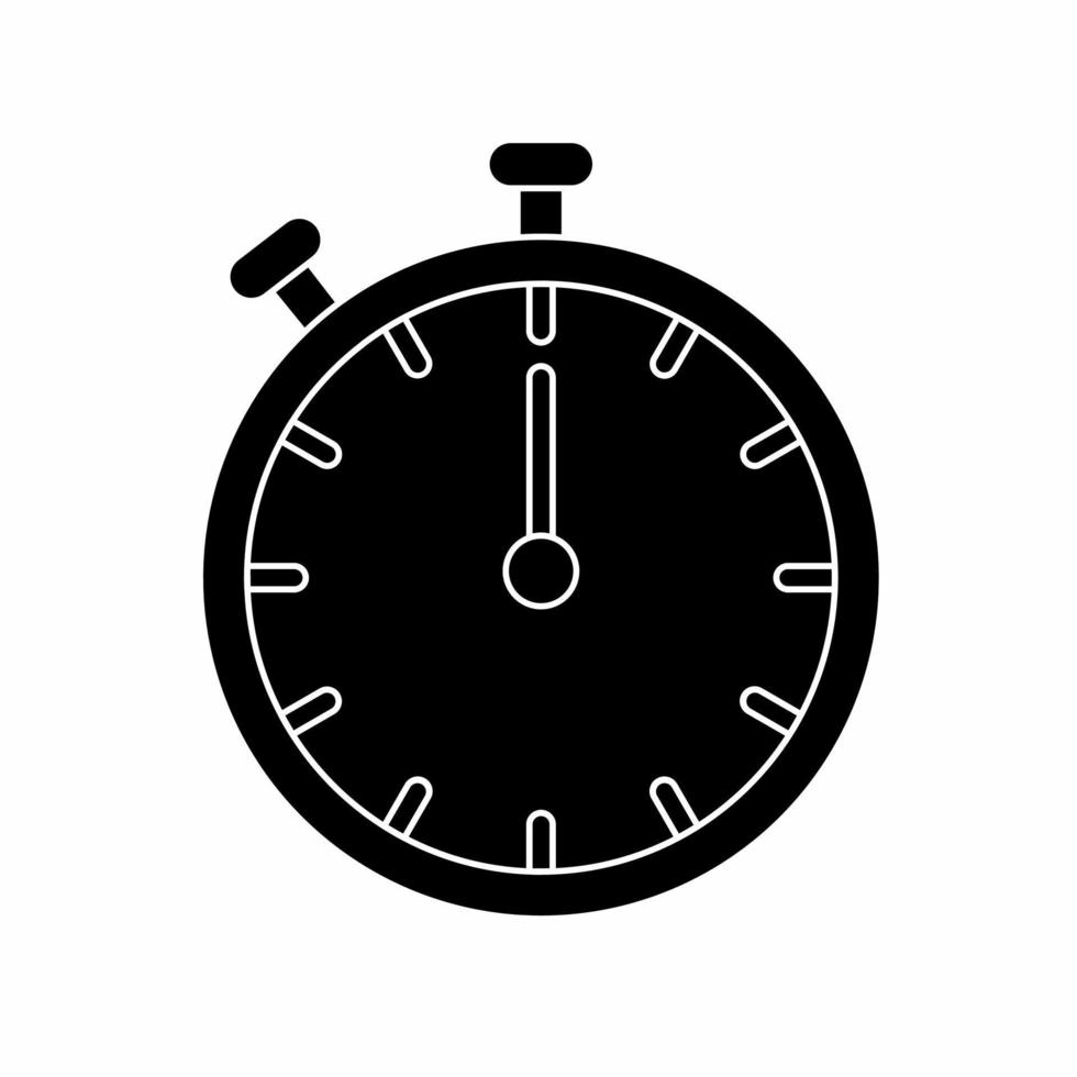 Stopwatch icon vector simple illustration. Stock vector.