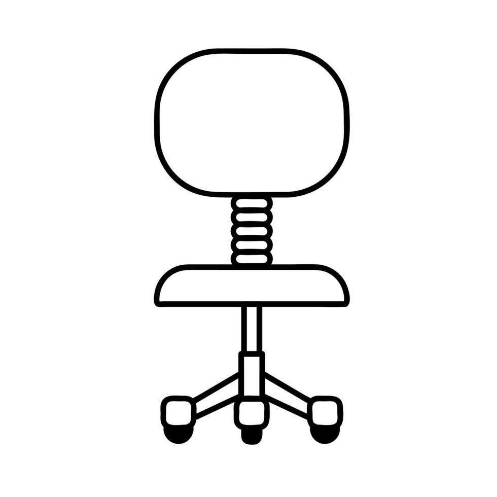 Chair icon vector simple illustration.