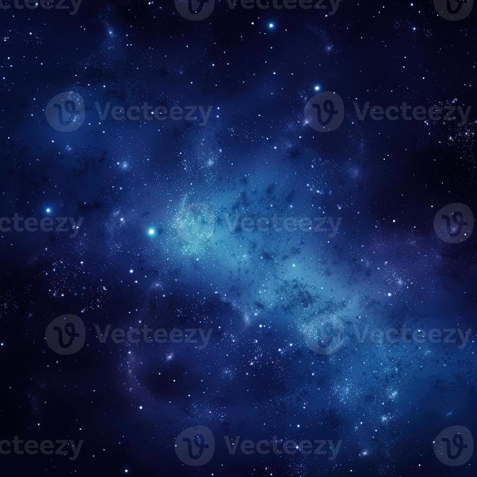 Night sky with stars and nebula as background,blue galaxy background photo