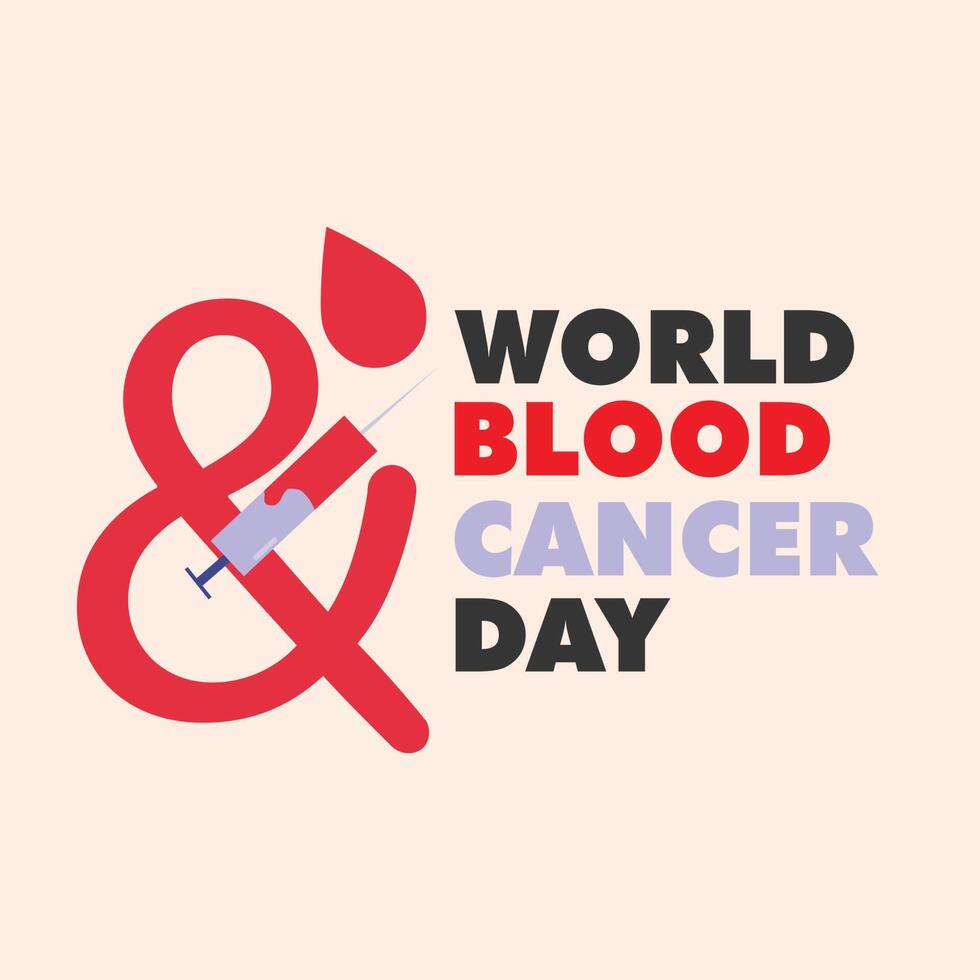 WORLD BLOOD CANCER DAY POSTER 23074095 Vector Art at Vecteezy