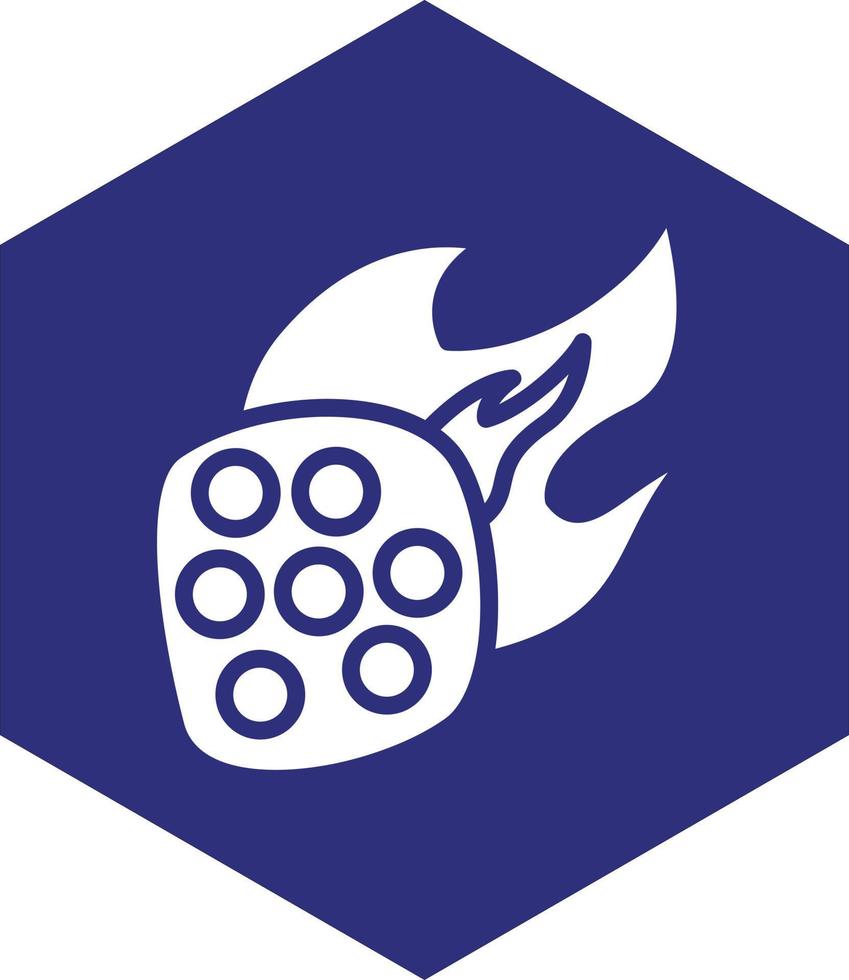 Meteorite Vector Icon design
