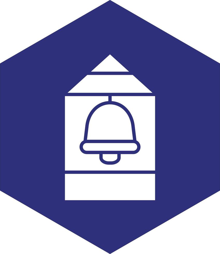 Bell Tower Vector Icon design