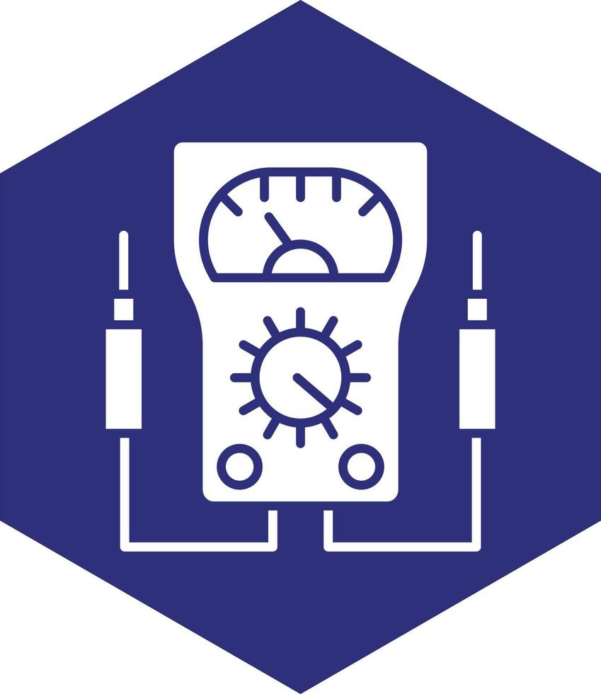 Voltmeter Vector Icon design