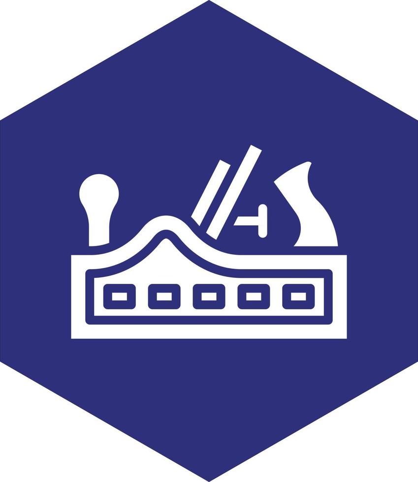 Plane Tool Vector Icon design