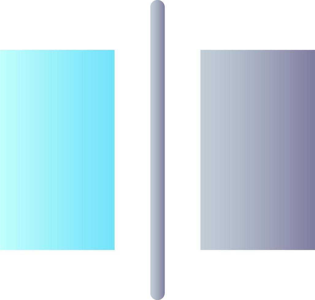 Transition flat gradient color ui icon. Video editor instrument. Connect shots. Add film effect. Simple filled pictogram. GUI, UX design for mobile application. Vector isolated RGB illustration