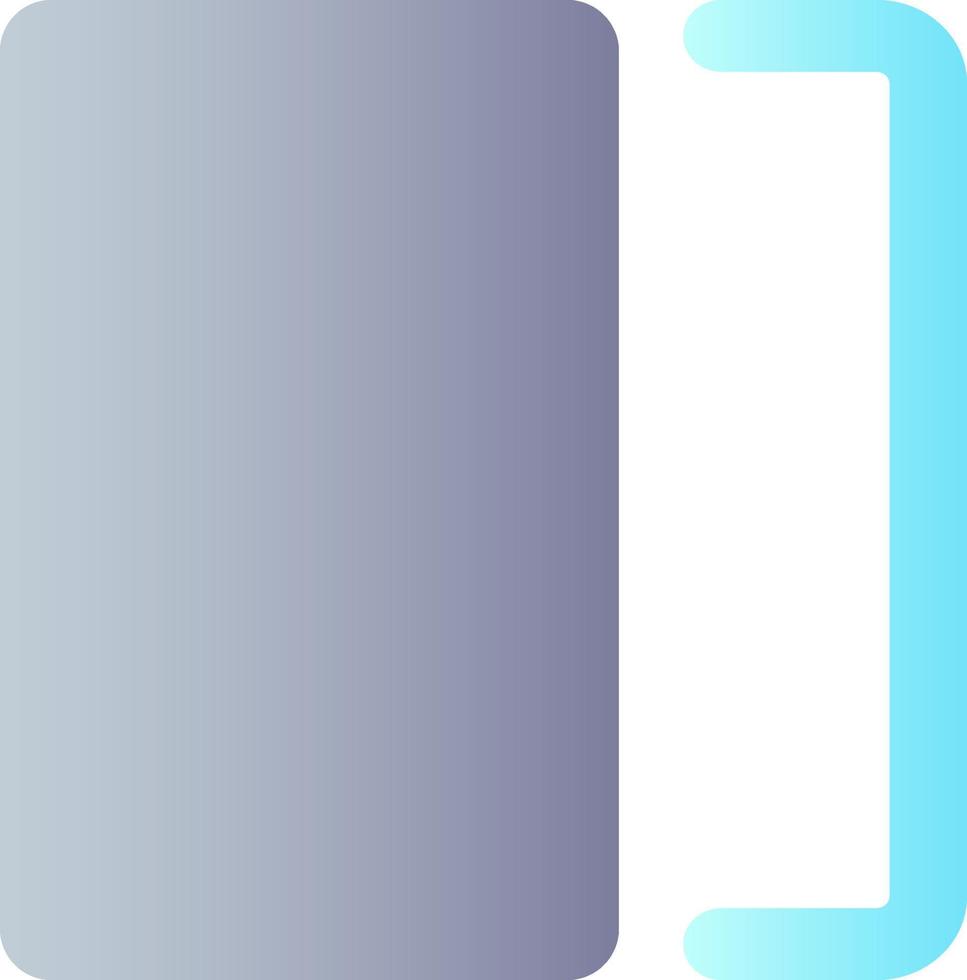 Overlay flat gradient color ui icon. Photo editor instrument. Mask and layer. Visual effect. Simple filled pictogram. GUI, UX design for mobile application. Vector isolated RGB illustration