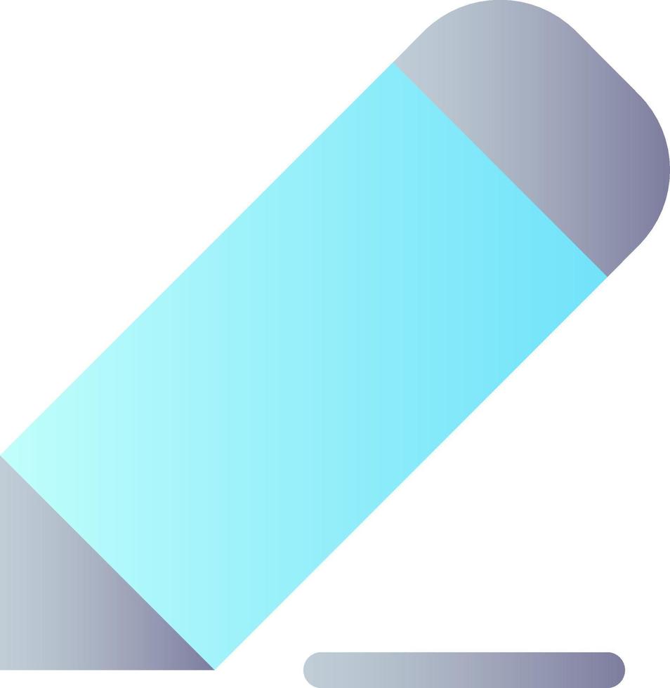 Pencil flat gradient color ui icon. Drawing lines. Photo decoration. Photography editor instrument. Simple filled pictogram. GUI, UX design for mobile application. Vector isolated RGB illustration