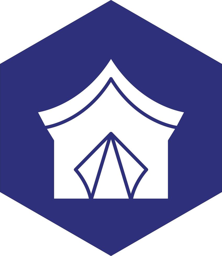Tent Vector Icon design