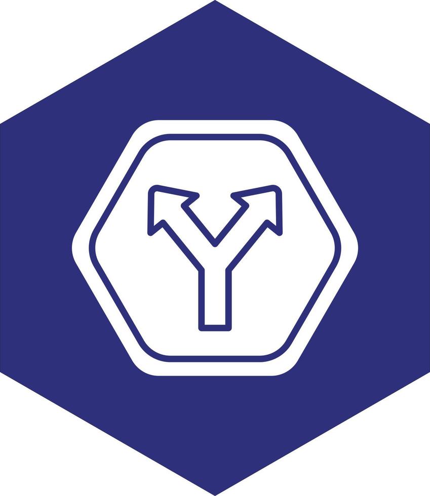 Intersection Vector Icon design
