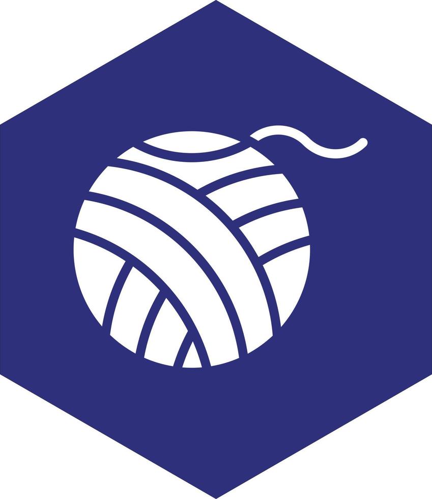 Wool Ball Vector Icon design