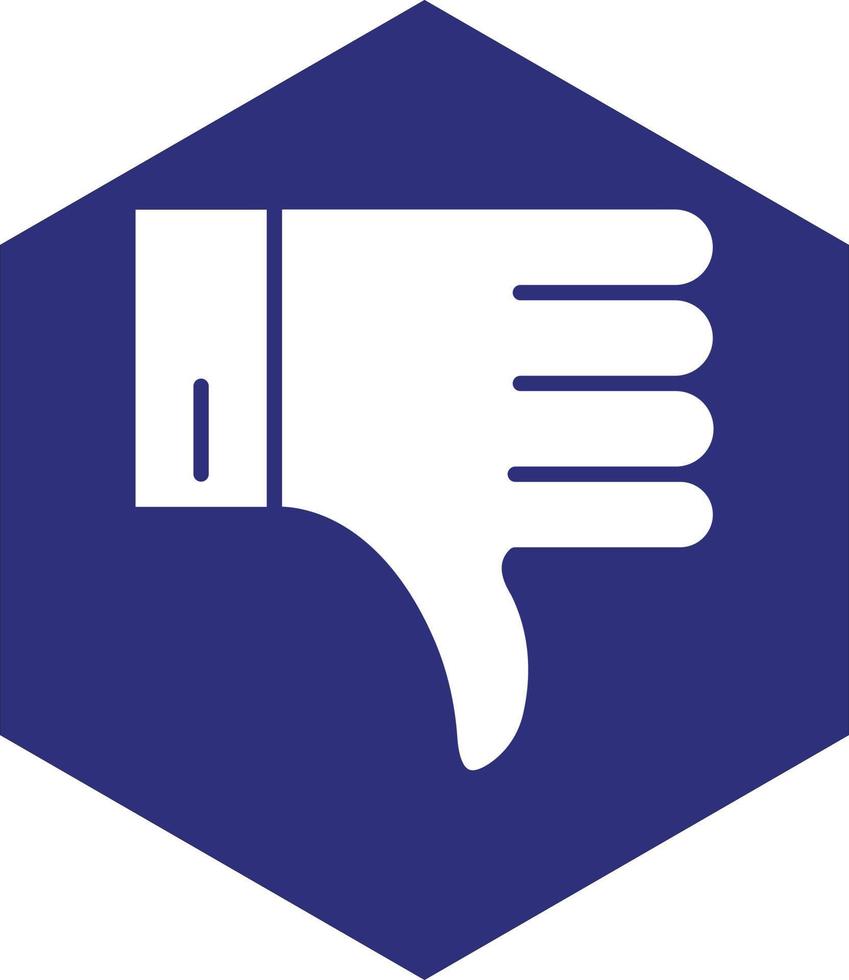 Dislike Vector Icon design