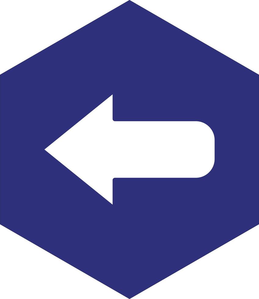 Left Arrow Vector Icon design