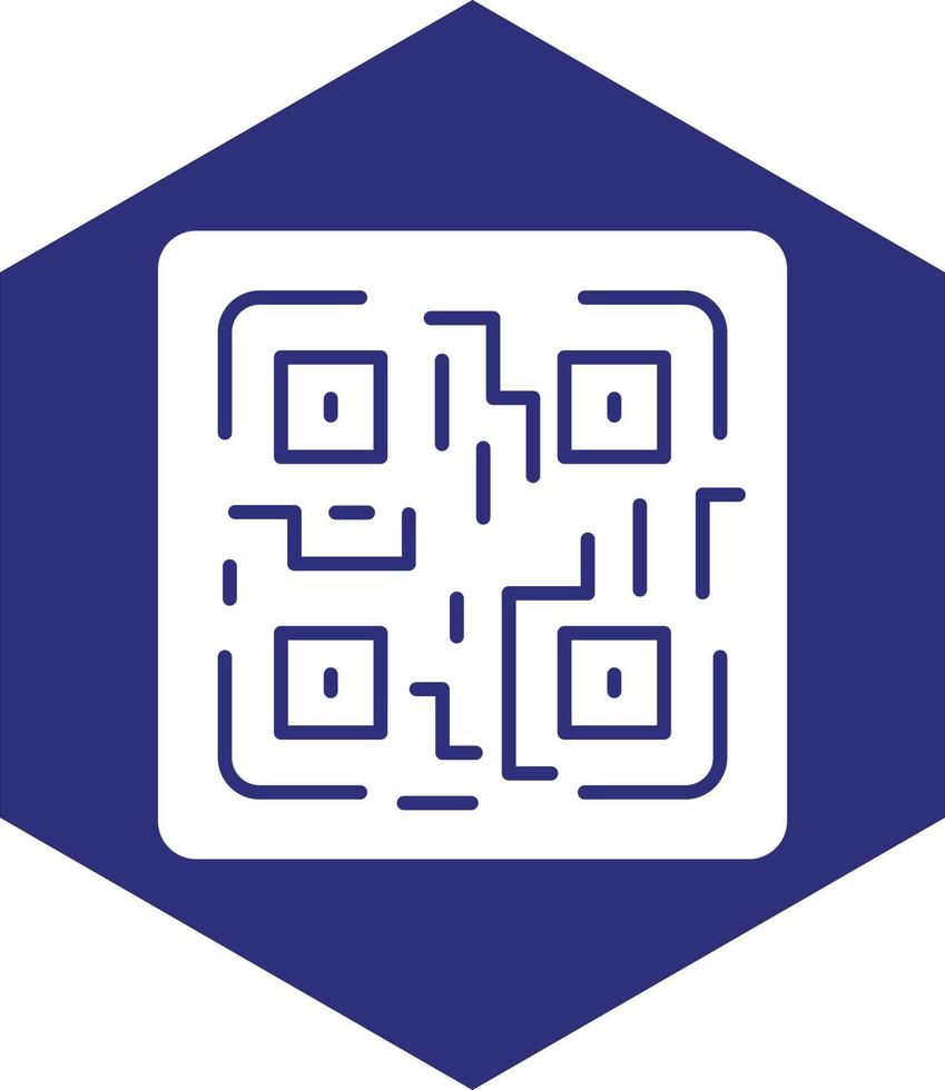 QR Code Vector Icon design