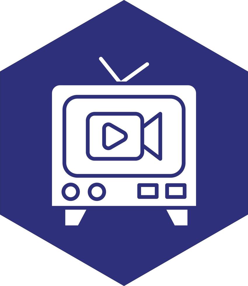 Live Broadcast Vector Icon design