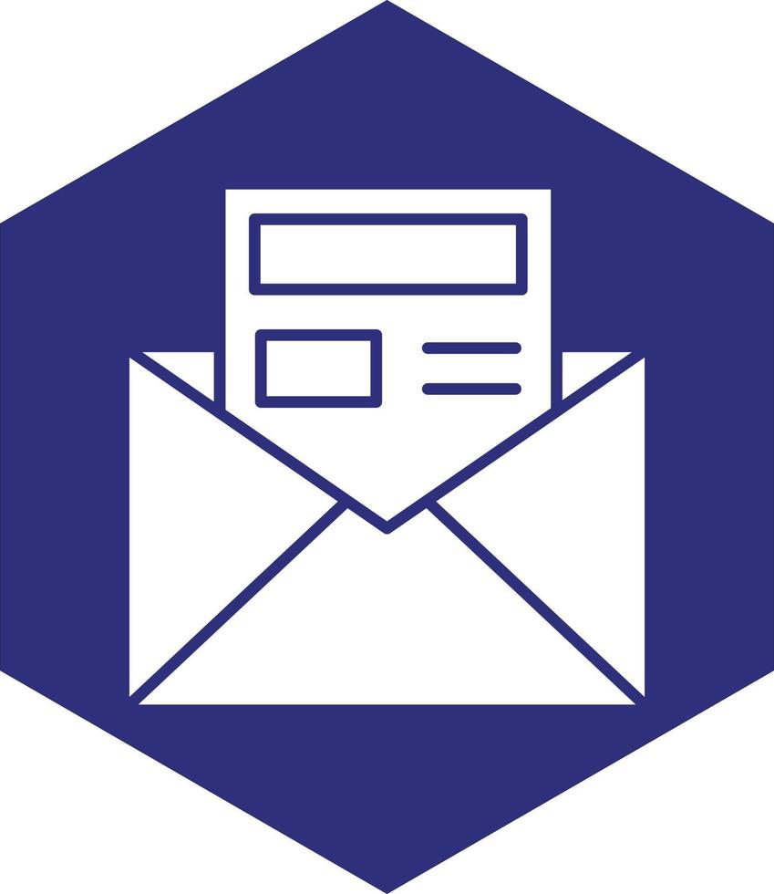 Newsletter Vector Icon design