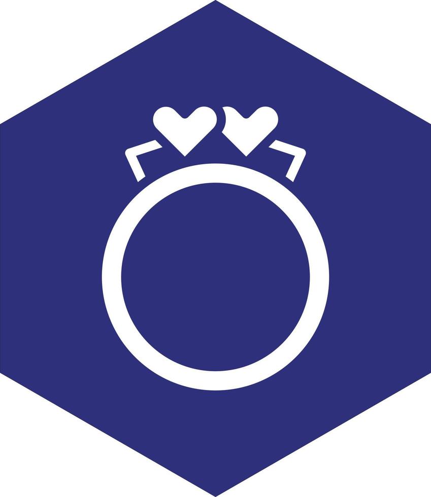 Wedding Rings Vector Icon design