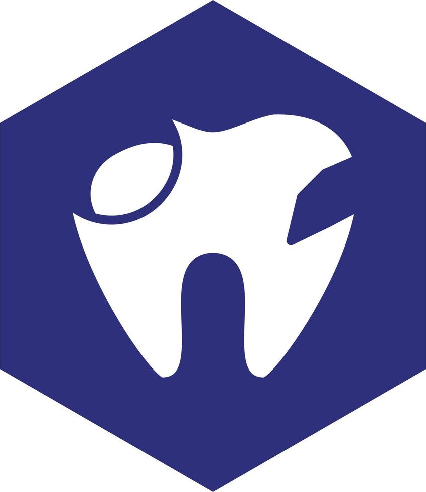 Broken Tooth Vector Icon design