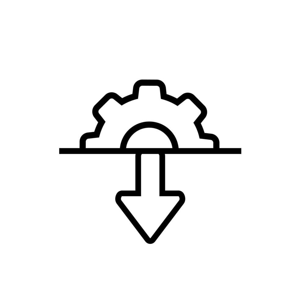 Loading icon vector. download illustration sign. upload symbol or logo. vector