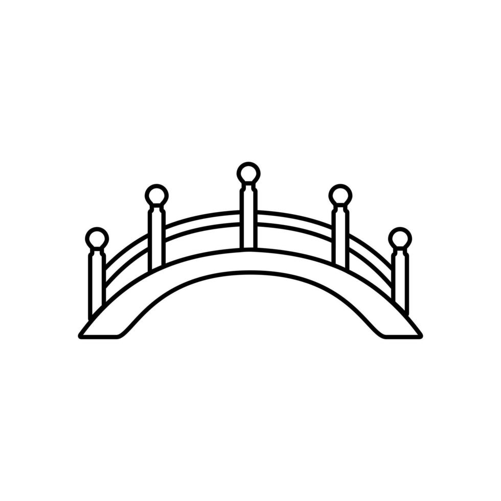 Bridge icon vector. Bridge icons, Various bridges illustration symbol collection. vector