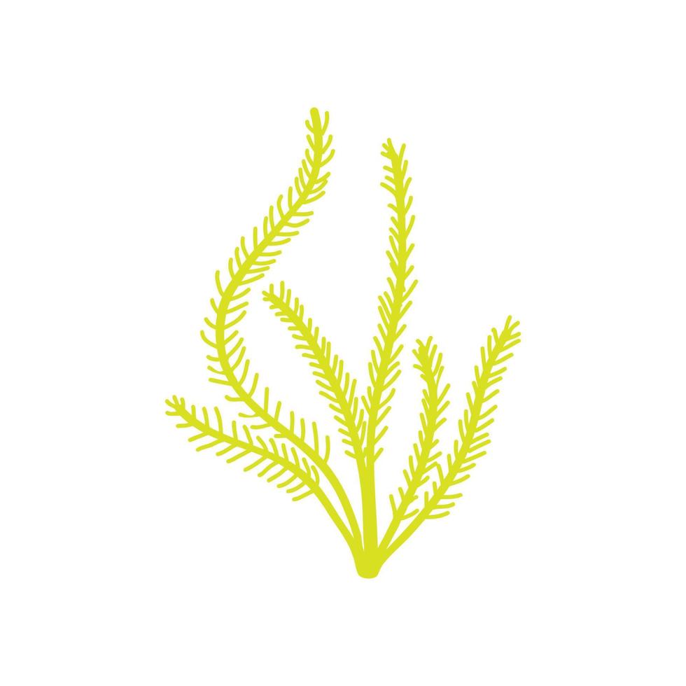 Coral icon vector. seaweed illustration sign. underwater world symbol or logo. vector