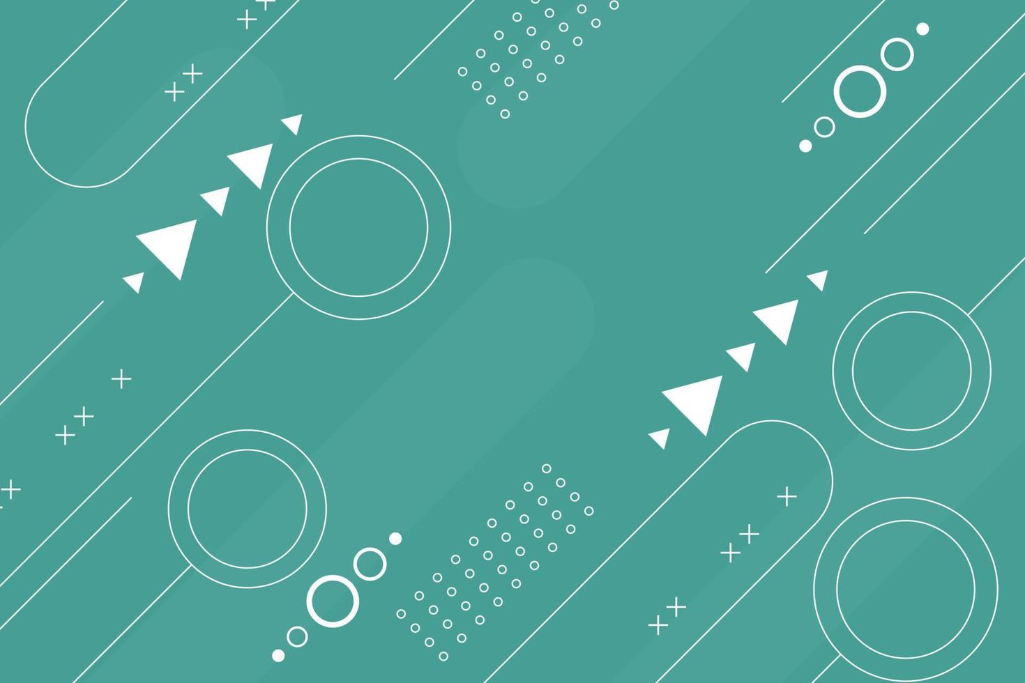 Flat design of abstract geometric background vector