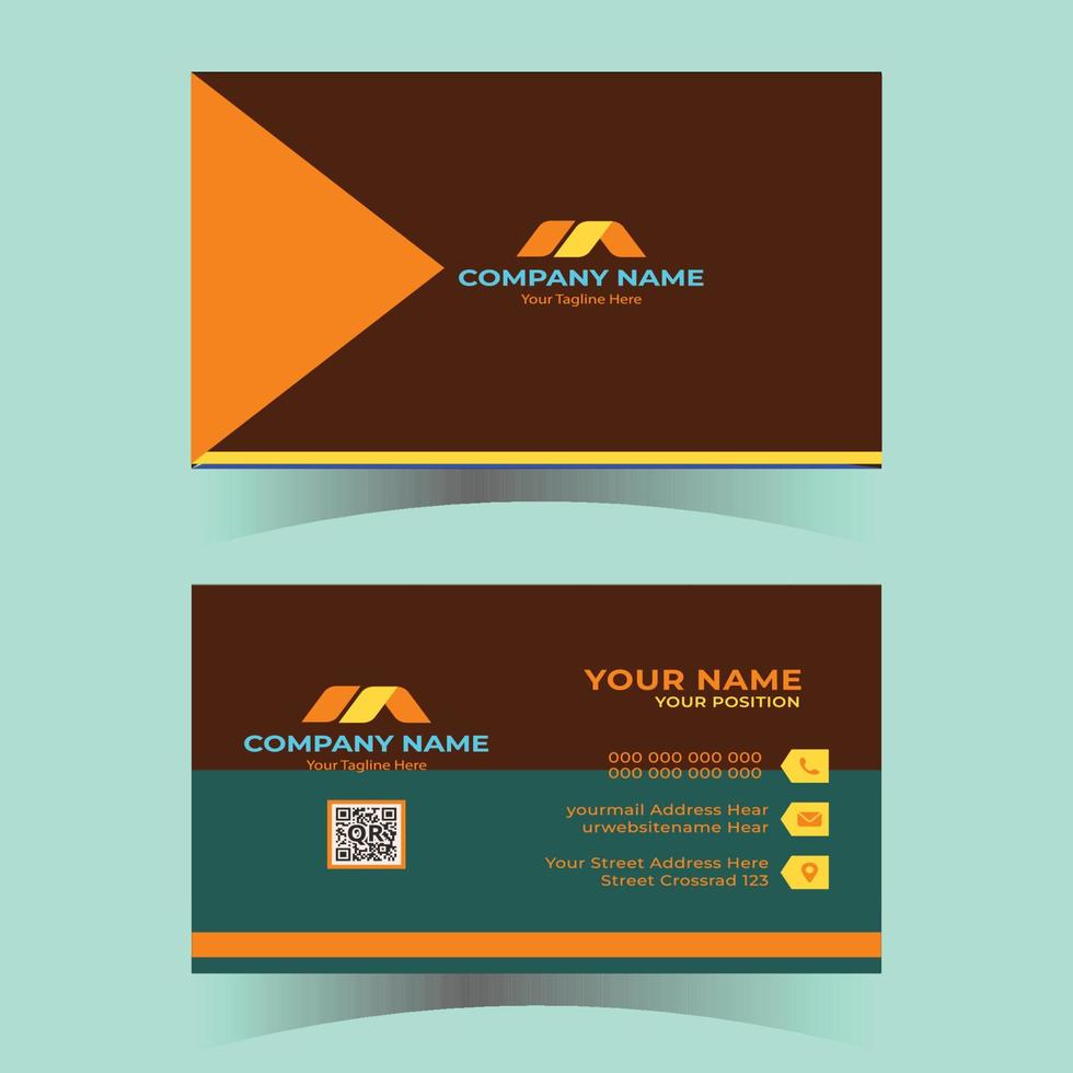 Model Business Card vector