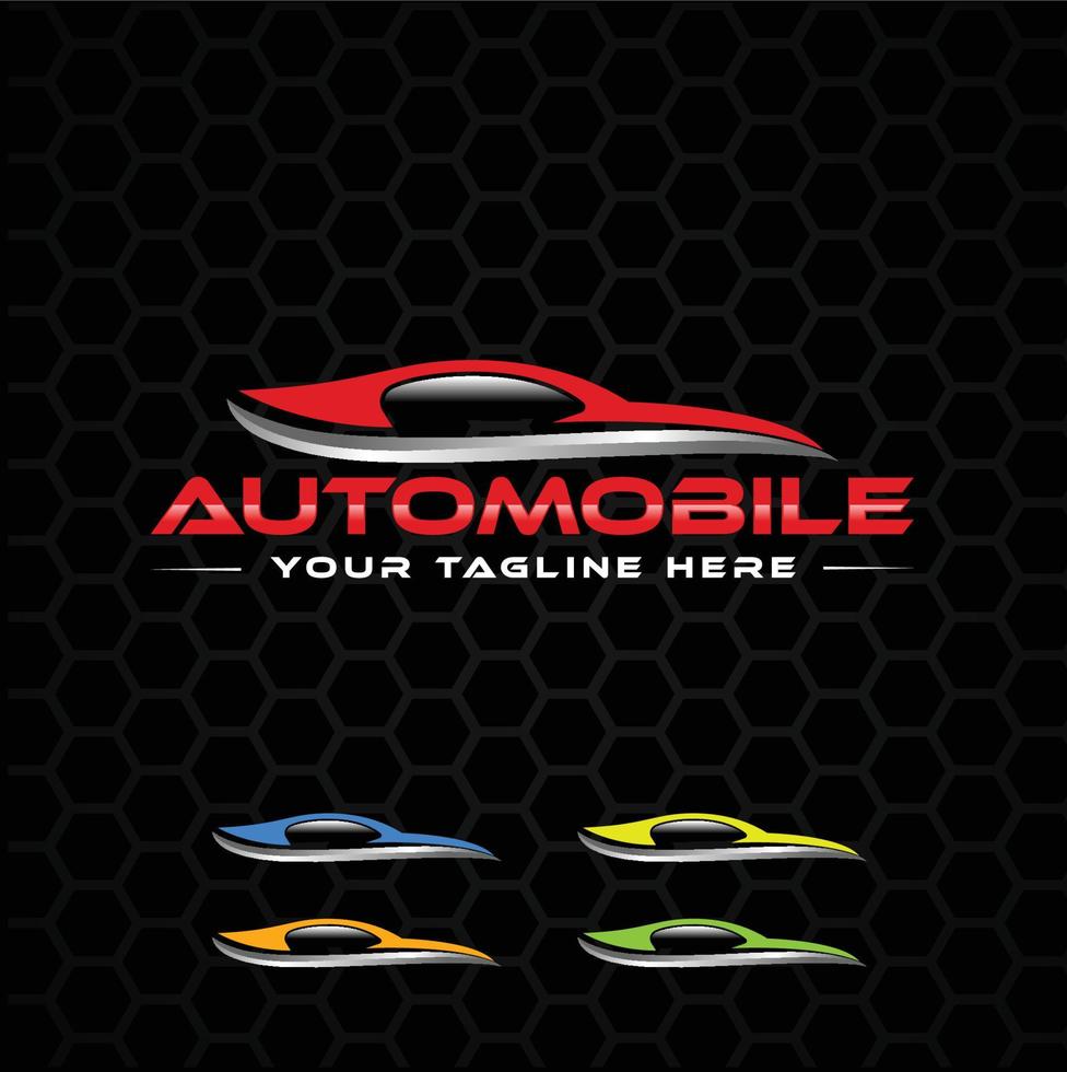 automóvil logo diseño vector