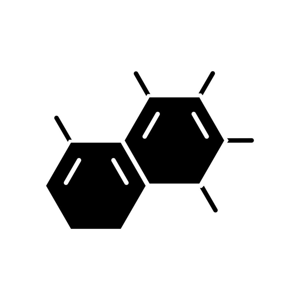 física icono vector. molécula ilustración signo. núcleo y átomos símbolo. Ciencias logo. vector